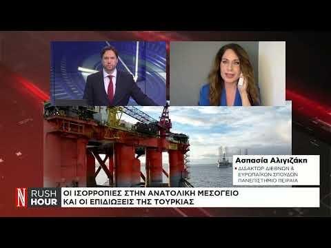 Die Türkei beansprucht einen Anteil der östlichen Mittelmeerraum mit geschwächtem Griechenland