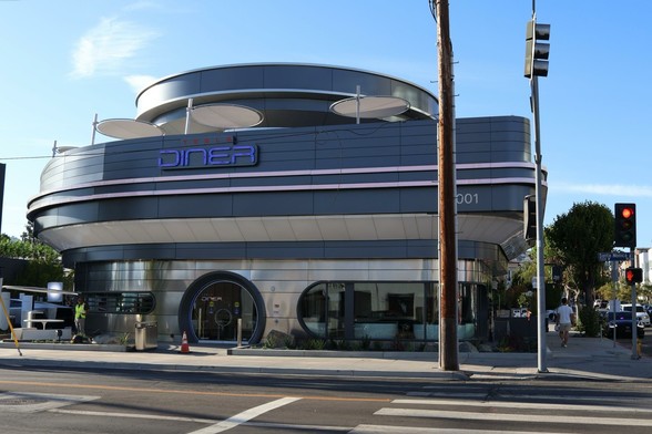 The long-awaited Tesla diner has opened in Hollywood