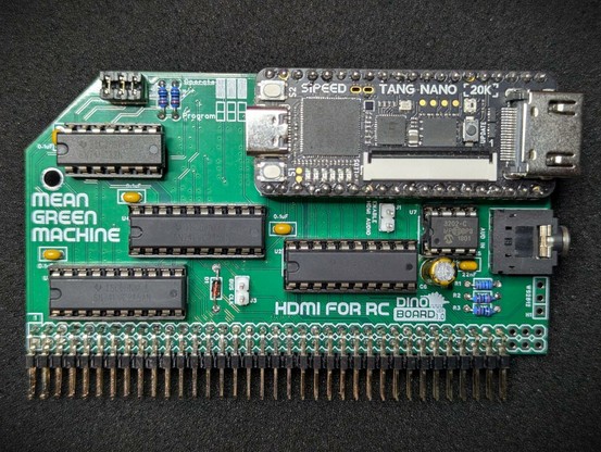 Assembled version of my HDMI for RC, based on the Tang Nano 20K FPGA
