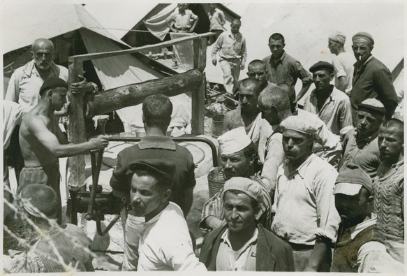 Gyaros Island of Exile - ICRC V-P-HIST-E-05815.JPG 13.06.1948 - Ghioura island, penitentiary camp nr.4. One of the wells of the camp.