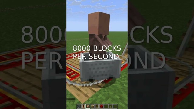 How Fast is a Minecraft Mine-cart?