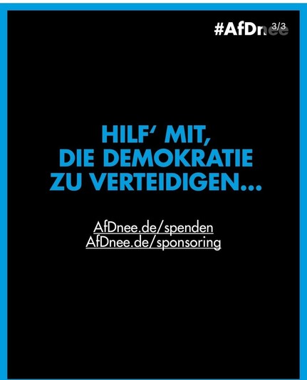 #AfDr 32
HILF’ MIT,
DIE DEMOKRATIE
ZU VERTEIDIGEN...
