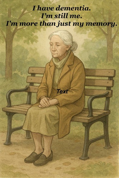 I have dementia. 
I'm still me. 
I'm more than just my memory.