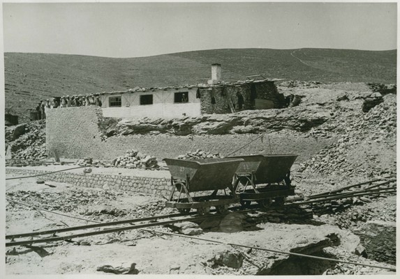 Gyaros Island of Exile - ICRC V-P-HIST-E-05822.JPG 13.06.1948 - Ghioura island, penitentiary camp. The bakery (between camp nr.4 and camp nr.5) which outside walls will be rebuilt.