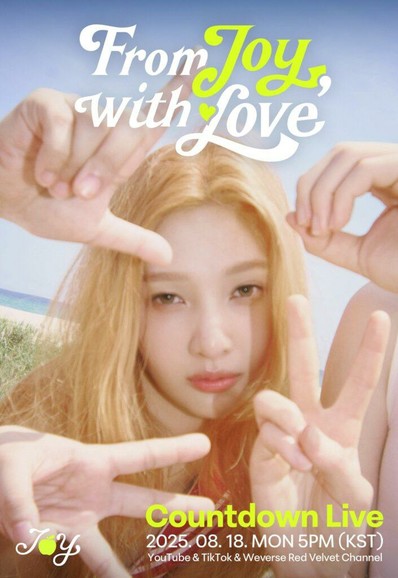 Red Velvet Joy - Das 1. Mini -Album: From Joy, With Love (Countdown Live -Teaser -Poster)