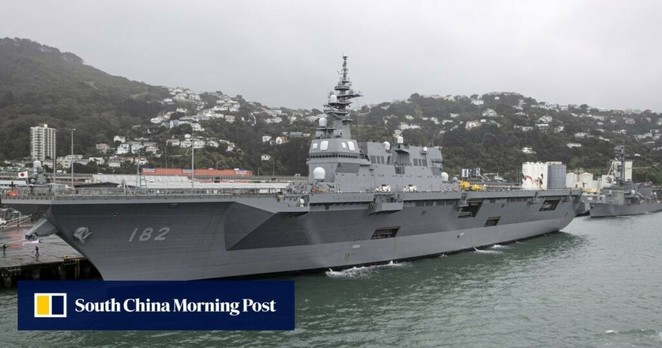 Japanese warships sail into Wellington for first time in 90 years