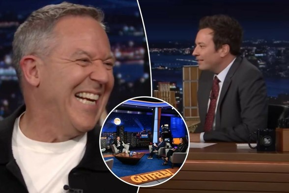 Greg Gutfeld shares how he first met Jimmy Fallon during 'Tonight Show' appearance: 'We were wasted'