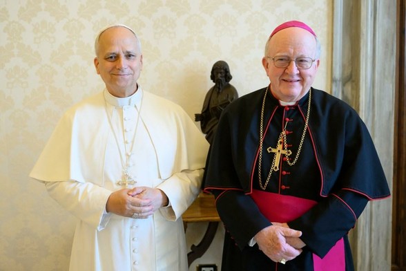 Bishop of Orange Diocese has audiences with the Pope Leo XIV, a former classmate, at the Vatican – Orange County Register