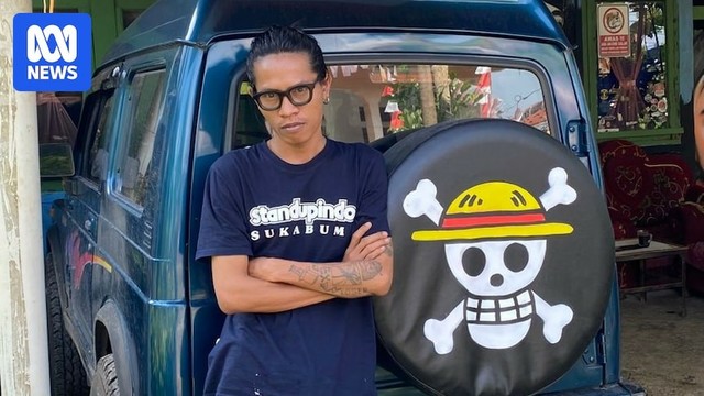 A popular Japanese anime flag has become a symbol of resistance in Indonesia