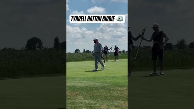 Tyrrell Hatton is LOCKED IN Early at LIV Golf Chicago! #liv #golf #golfer #livgolf #birdie #putt