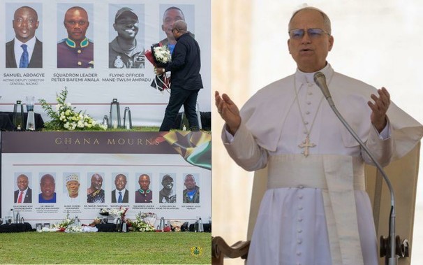Pope Leo XIV Expresses Spiritual Closeness with Families of Helicopter Crash Victims in Ghana