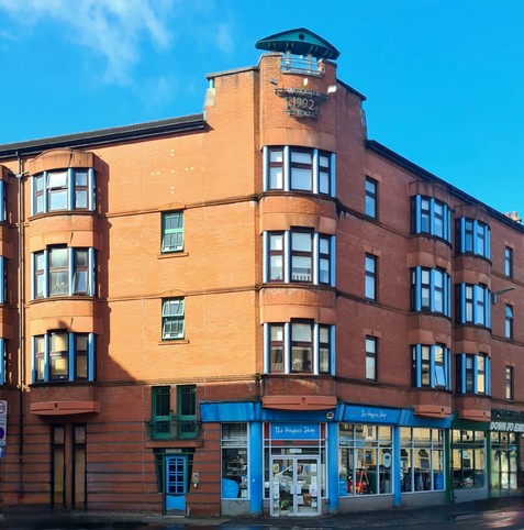 A modern interpretation of a traditional Glasgow tenement.
