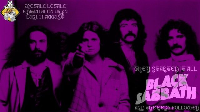 Black Sabbath worship night poster