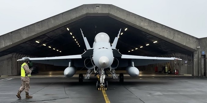 The people who are part of the deployment of six Spanish EF-18 fighters in Iceland