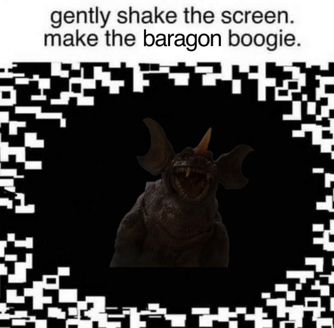 optical illusion of baragon boogying