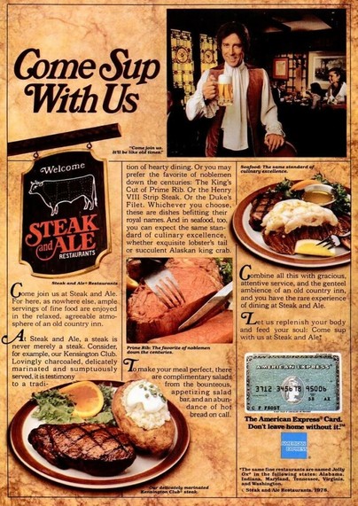 Steak and Ale - "Come Sup With Us" (1978)