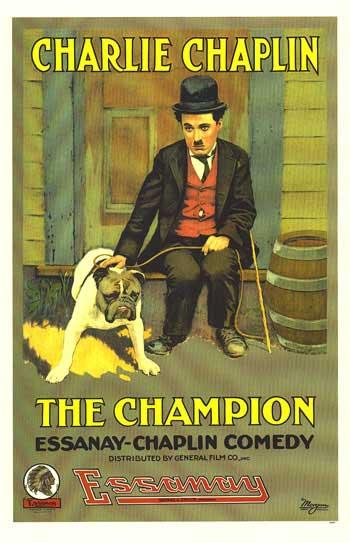 Promotional post for the film. There is a man sitting down. He is wearing a black hat, a black suit, a brown vest, black trousers, black shoes and a white shirt. There is a dog besides him. Both man and dog look despondent.