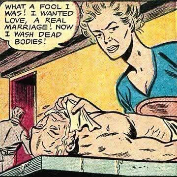 Washing dead bodies for love