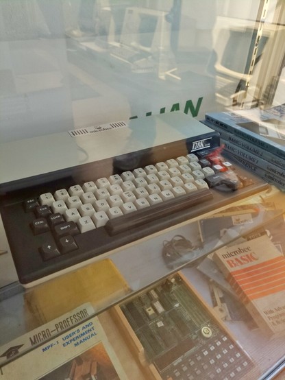 The 128K MicroBee, a Z80-based computer from the '80s that ran CP/M and a custom GUI.