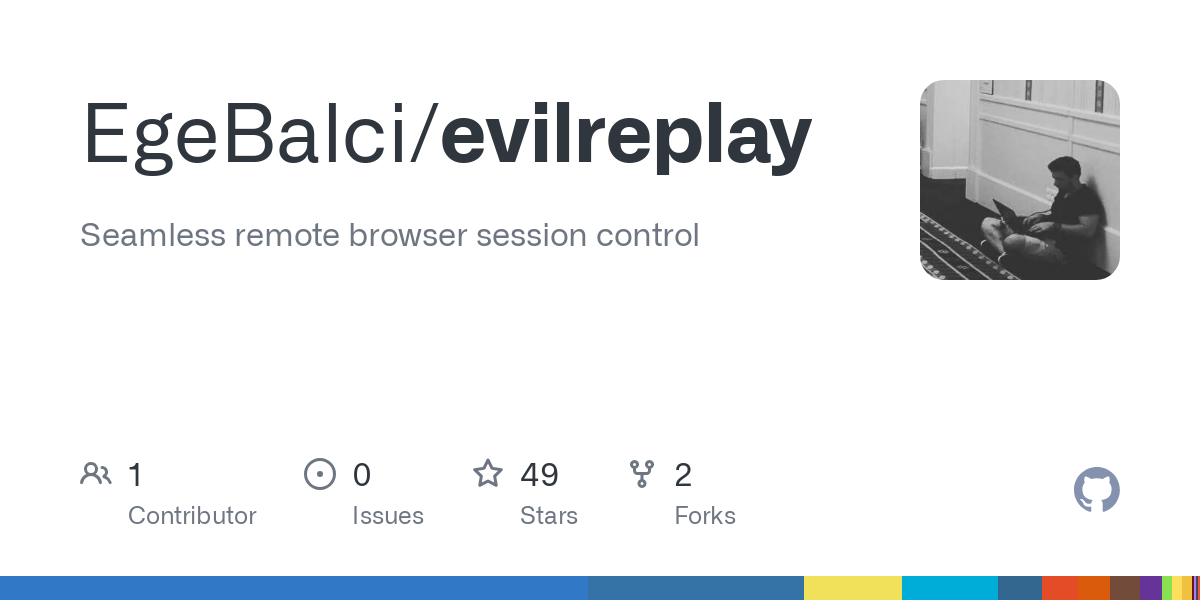 Seamless remote browser session control. Contribute to EgeBalci/evilreplay development by creating an account on GitHub.