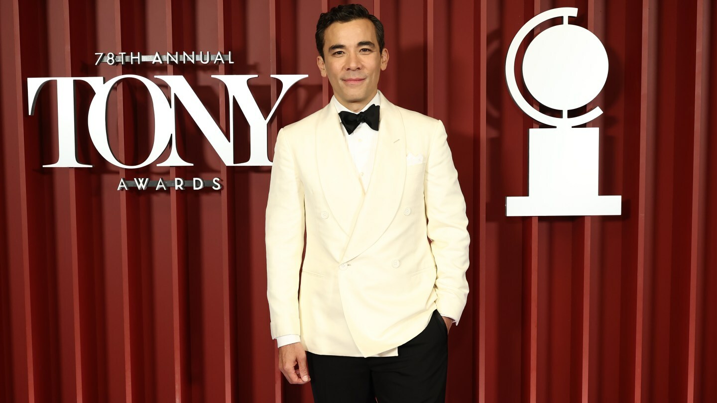 Conrad Ricamora attends The 78th Annual Tony Awards at Radio City Music Hall on June 08, 2025 in New York City.