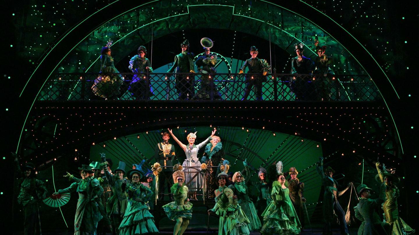 The Broadway company of 'Wicked.'
