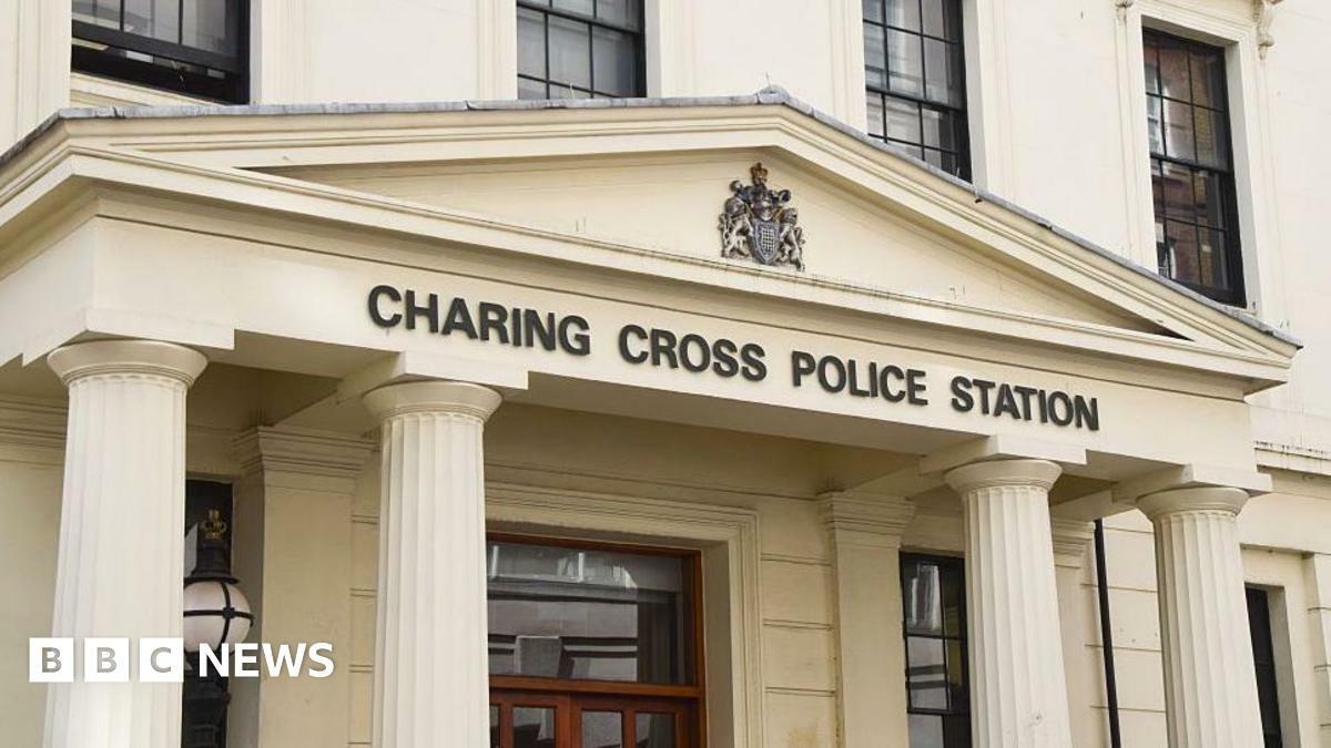 An outside image showing the facade of Charing Cross police station.