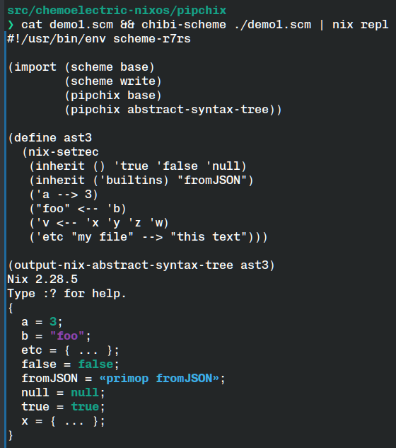 The same computer printout as earlier, but with some arrow symbols pointing in opposite directions.