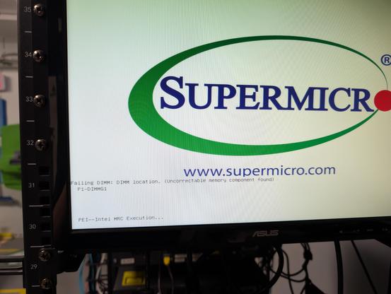 Uncorrectable memory component found