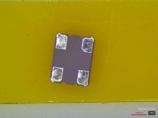 Underside of the oscillator after cleaning