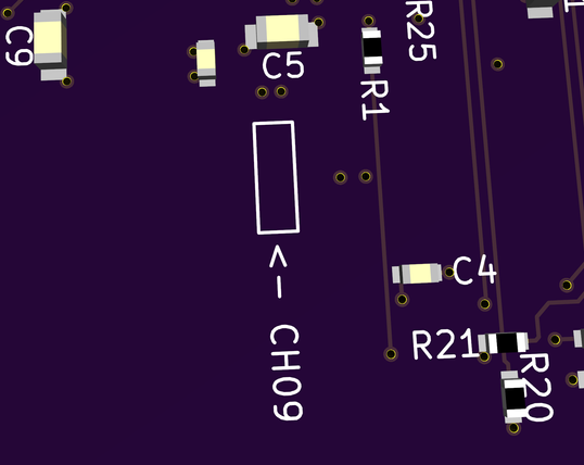 Silkscreened box labeled challenge 9 with nothing visible inside