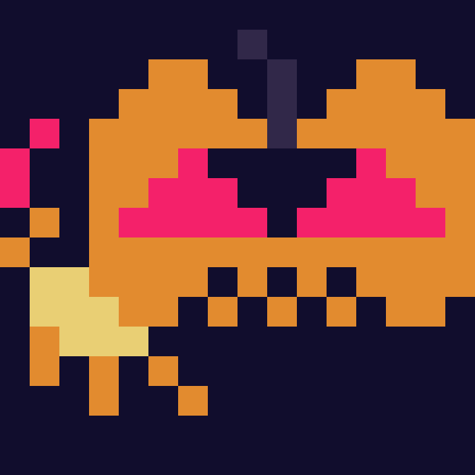A cross pumkin kitty