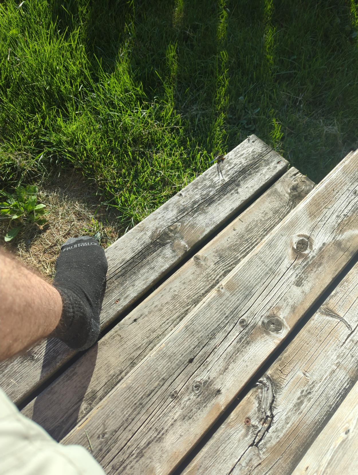 ..out further with my leg