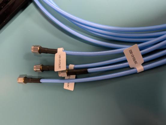 Closeup showing lot and serial number tags