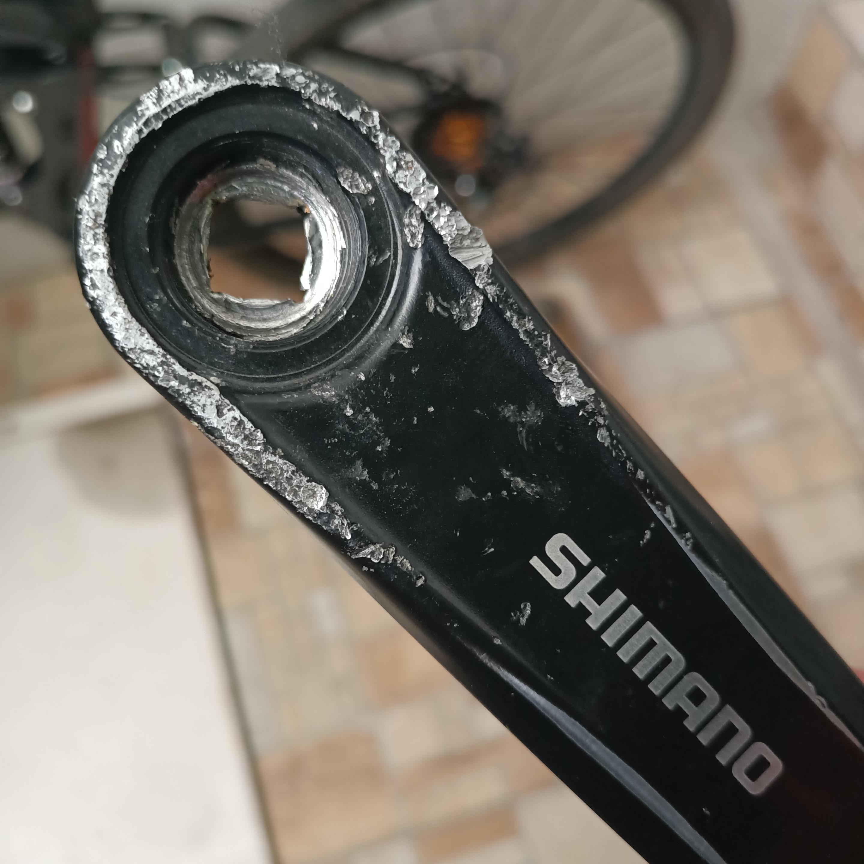 the left crank of my bike needs a change soon due to its mistreatment..