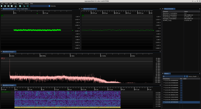 ngscopeclient screenshot showing ripple