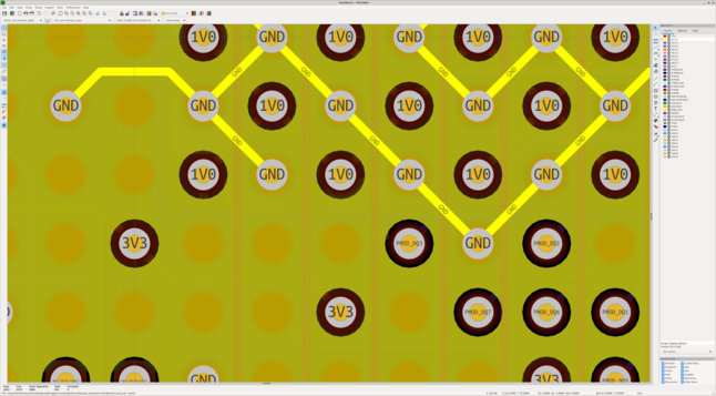 Solid ground plane on layer 2