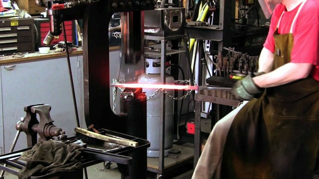 Youtube thumbnail image for the video: Forging a Pattern-Welded Double-Edged Viking-age Sword