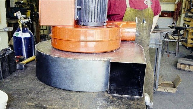 Youtube thumbnail image for the video: Making a Metal Dust Collector: Part 1 (4K HDR)