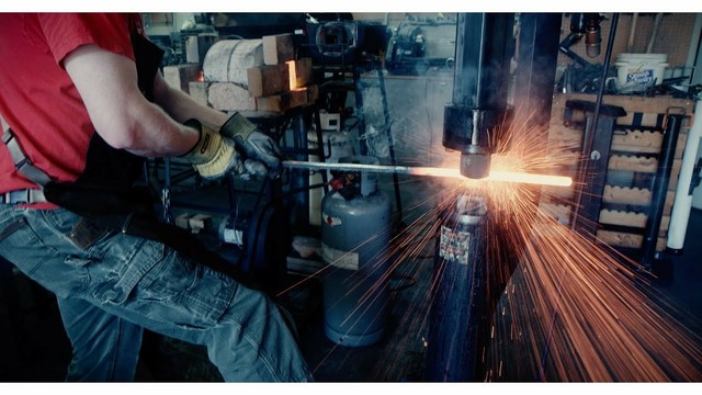 Youtube thumbnail image for the video: Welding the Sword Core (A Day at the Forge, Ep2)