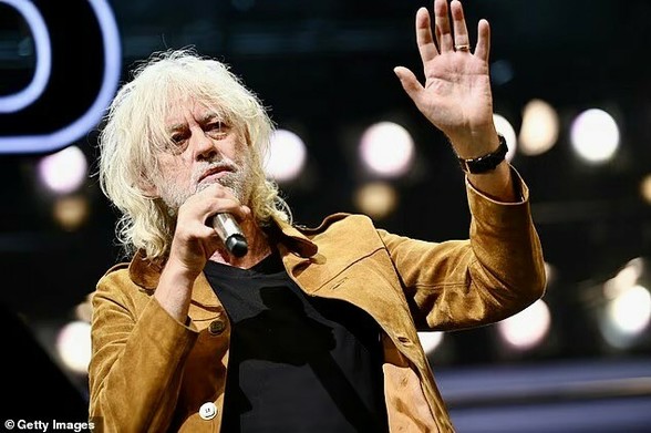 Bob who organised Live Aid back in 1985 in 2025, 40 years later. 

source https://en.m.wikipedia.org/wiki/Live_Aid