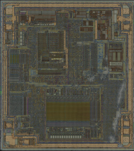 Full die image at 100x